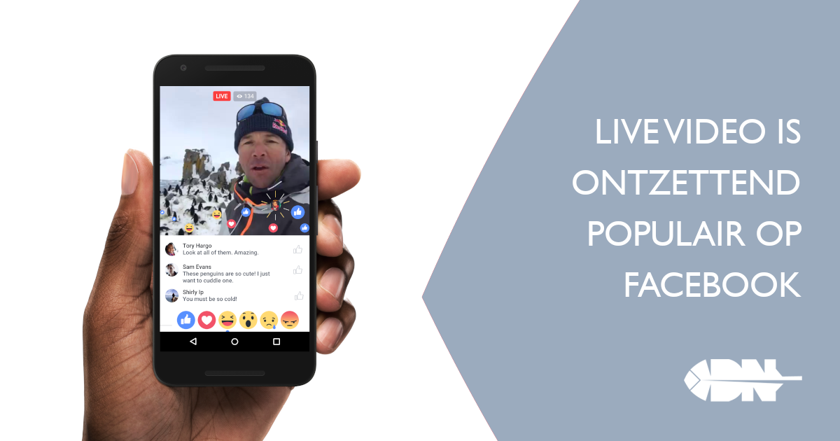 Live video is ontzettend populair op Facebook